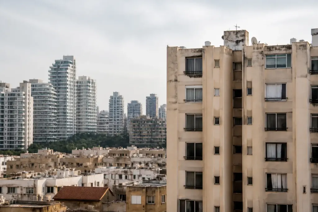 Batiments residentiels affichant ecarts de tarifs selon lieu